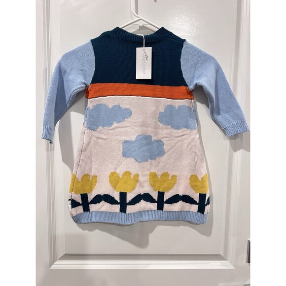 Munich Blue Baby Girl Toddler Infant Child Lot Of 3 Sweater Dresses 12-18 Months - Picture 14 of 16